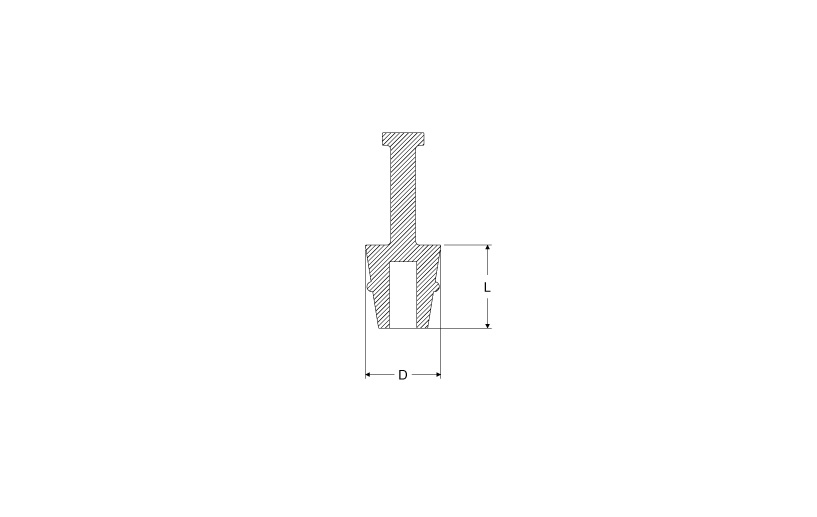 ＩＷＡＴＡ 円錐プラグＦ （１０個入） ( GKR00806-P ) （株）岩田